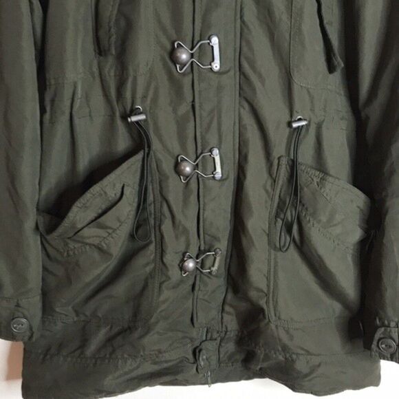 Sly military spirit of freedom parkas zip and buckle up jacket size medium - Picture 5 of 14